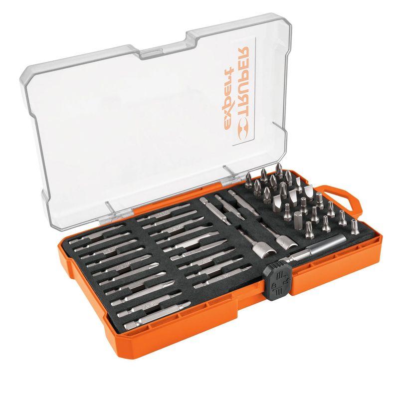 TRUPER - Juego de puntas mixtas, 47 piezas largo 1" y 2" en estuche, Expert