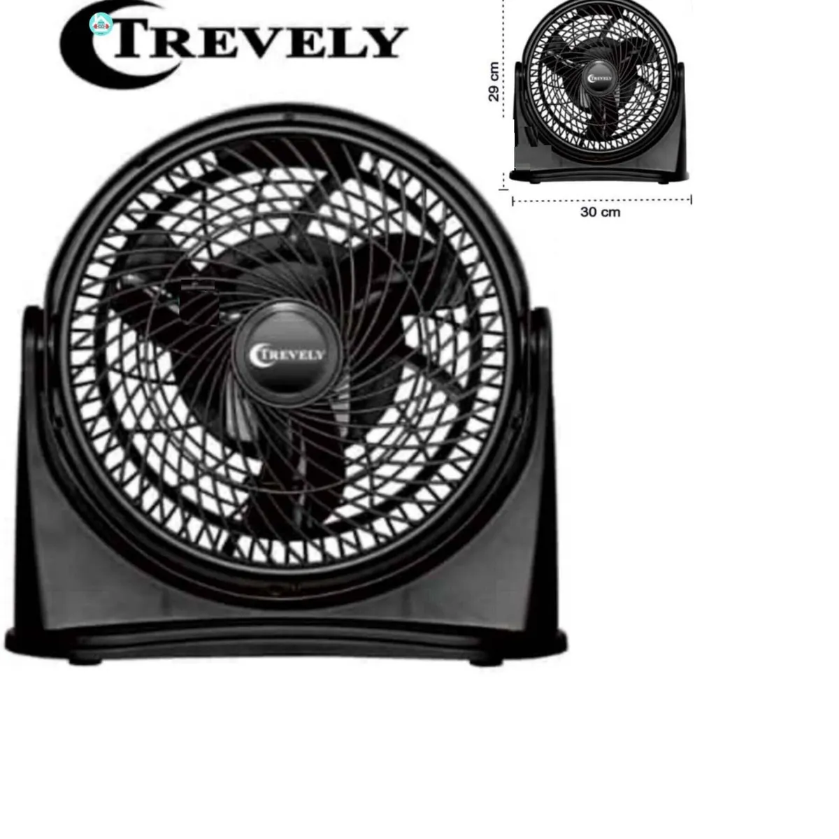 TREVELY - Ventilador de mesa y de suelo de 9 VT-8010