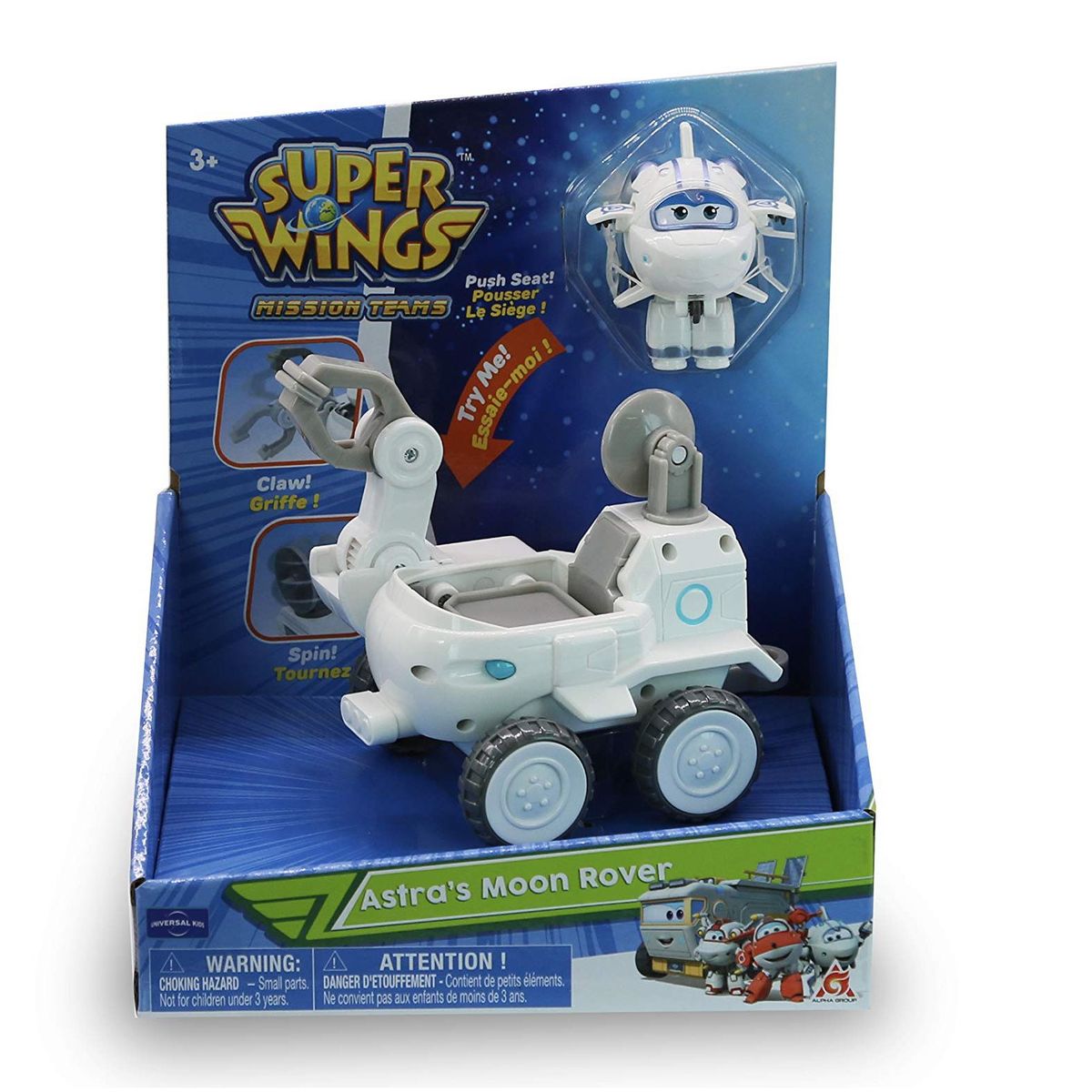 SUPER WINGS - Juguete de Acción Super Wings Rover Lunar de Astra