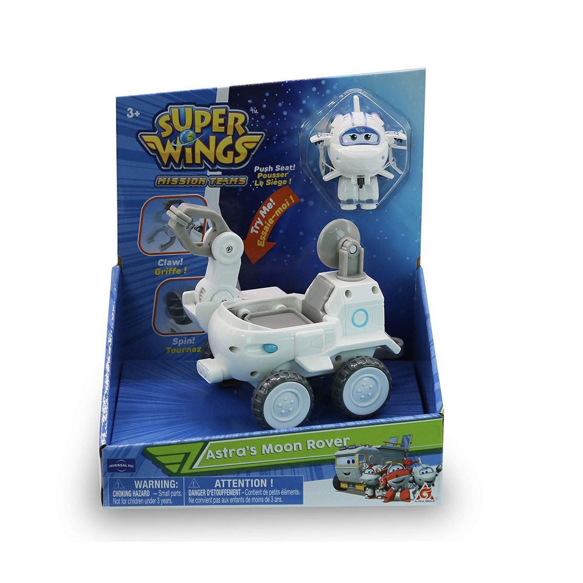 SUPER WINGS - Juguete de Acción Super Wings Rover Lunar de Astra