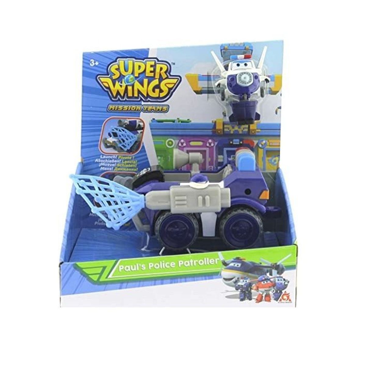 SUPER WINGS - SUPER WINGS Patrulla de Policía Paul