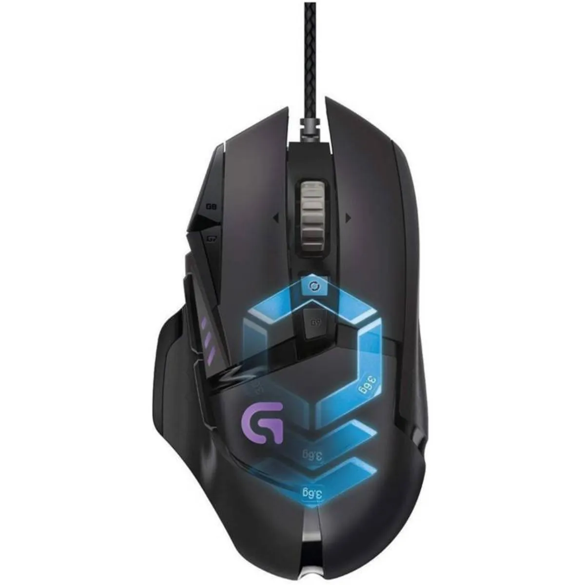LOGITECH - MOUSE LOGITECH G502 HERO 16000 DPI RGB BLACK
