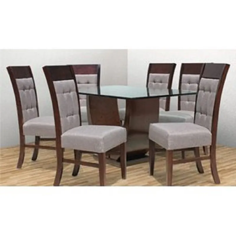 DMUEBLES - Juego De Comedor 6 Sillas Kine Ii. Gris