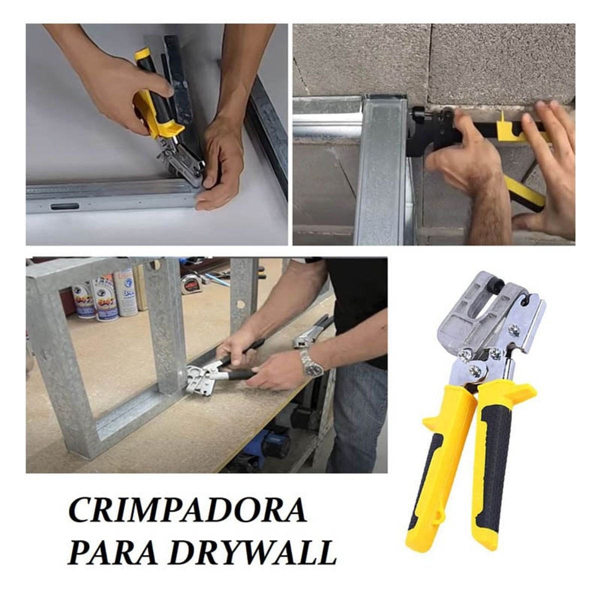 GENERICO - DRYWALL CRIMPADORA para perfiles metalicos