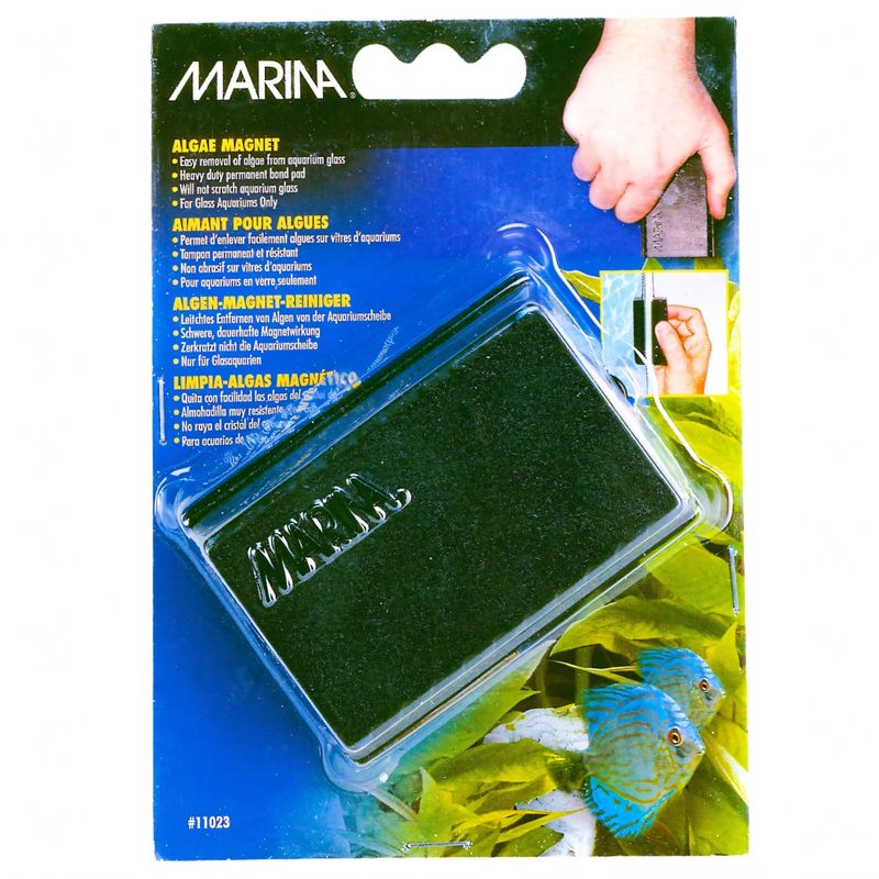 GENERICO - Limpiador magnético de algas grande para acuarios Hagen
