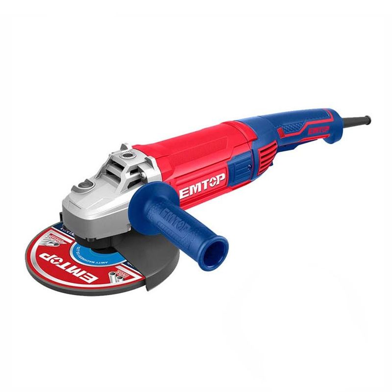 EMTOP - Amoladora Angular Emtop Eagr20073 de 7 Pulgadas 2000 Watts