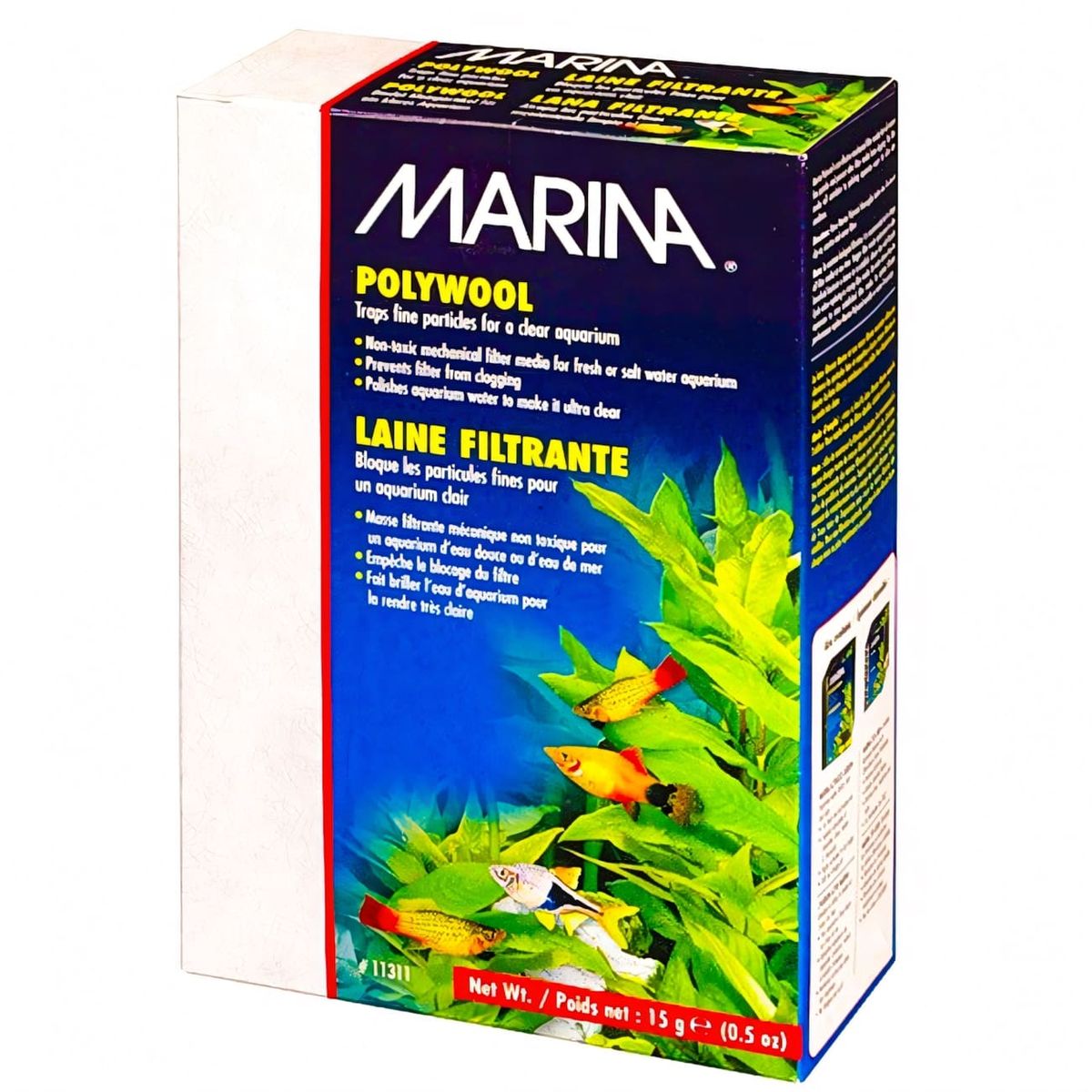 GENERICO - Perlón Marina 15 gr (fibra sintética filtros acuarios) Hagen