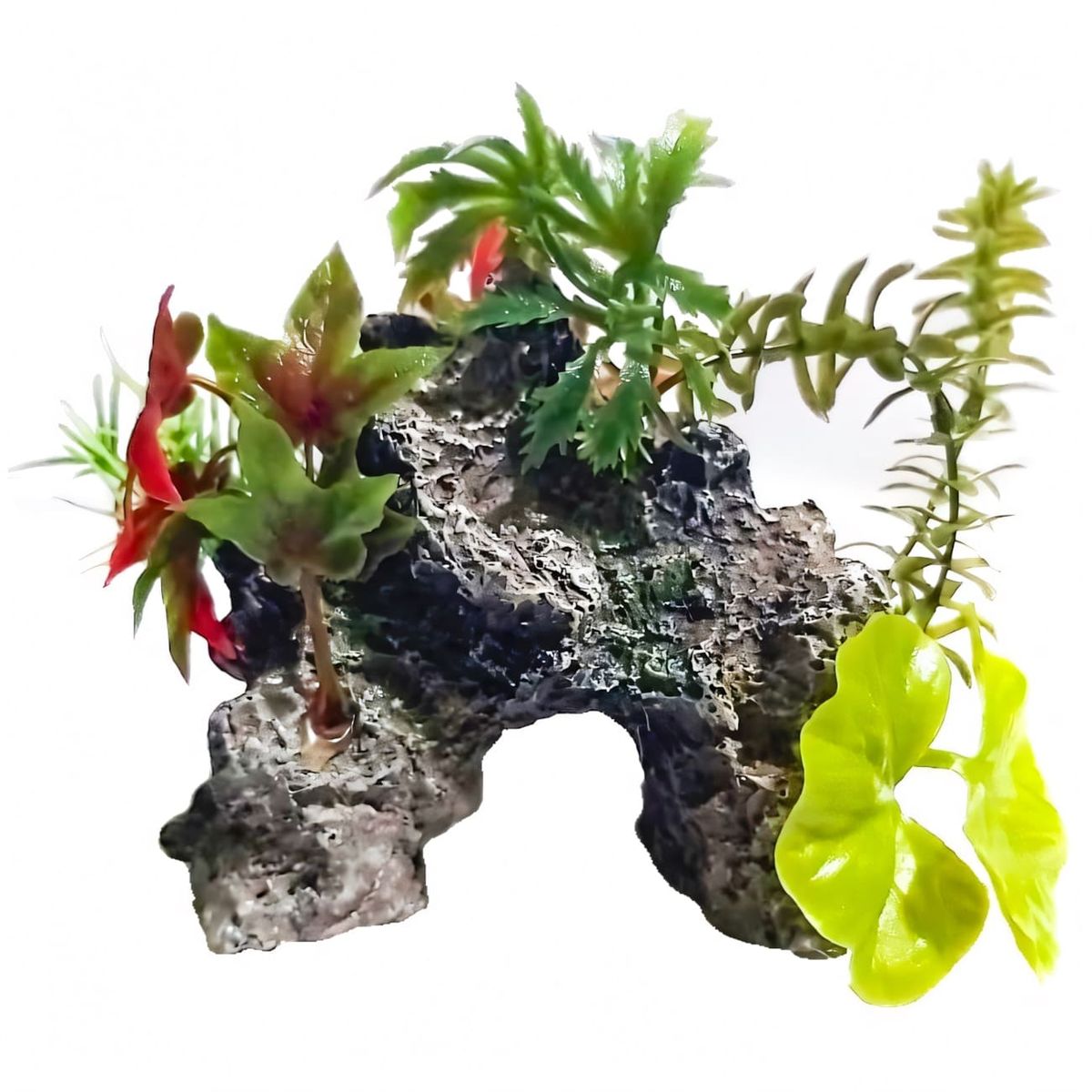 GENERICO - Adorno poliresina Fondo Rocoso Deco-Rock mediano Hagen