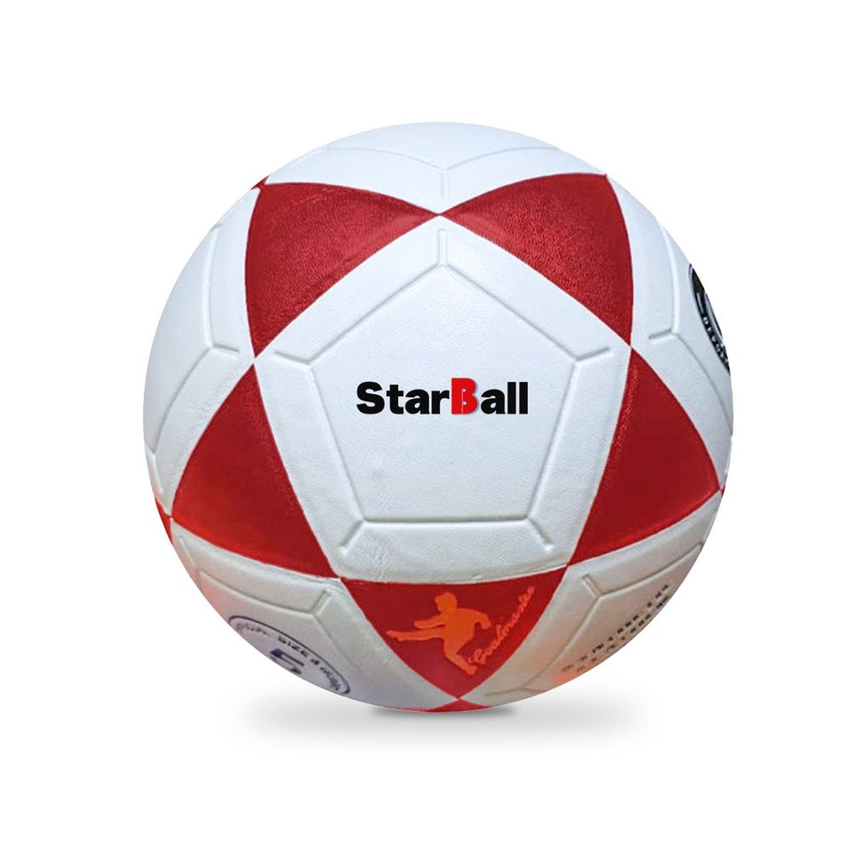 GENERICO - PELOTA DE FÚTBOL STARBALL  ESTRELLA FONDO BLANCO N5