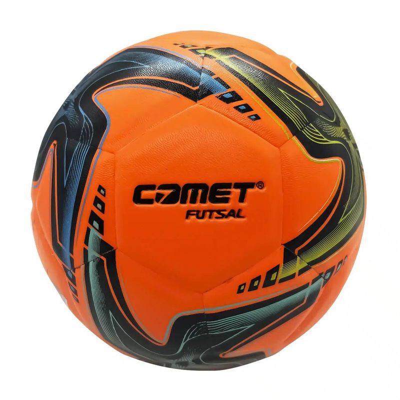 GENERICO - PELOTA DE FÚTBOL COMET DE CUERO 3.5 FUTSAL