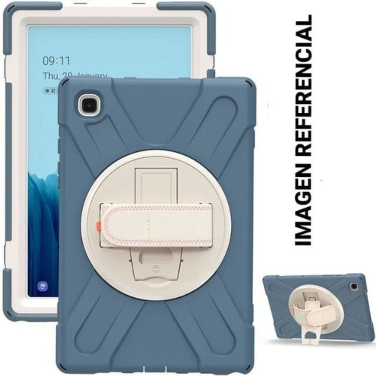 GENERICO - Funda Protector Armor para Tablet Lenovo M8 2020 TB-8705F Acero