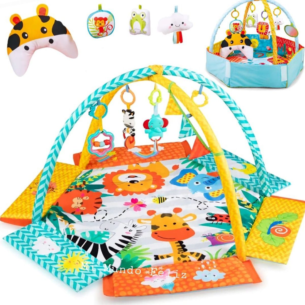 BEBE - Gimnasio para Bebe Deluxe con Piscina Juguetitos Junglita