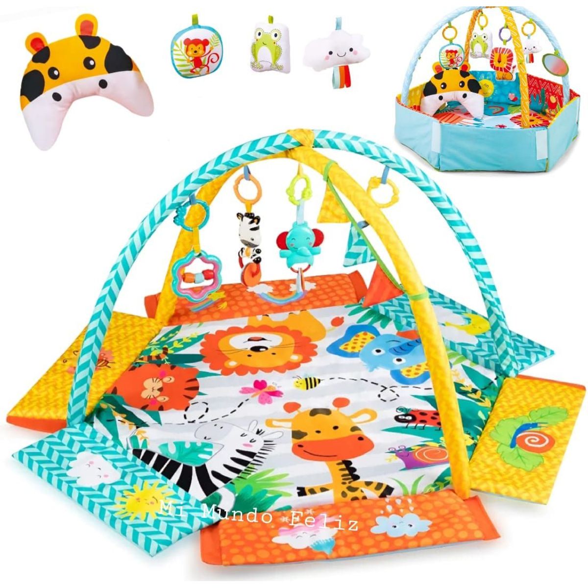 BEBE - Gimnasio para Bebe Deluxe con Piscina Juguetitos Junglita