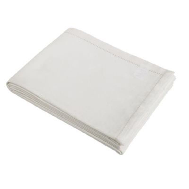 GENERICO - Mantel de Mesa Lavanda 100% Algodòn 160x280cm Blanco - SaviHome