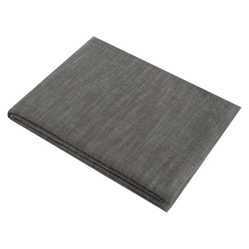 GENERICO - Mantel de Mesa Lirios 100% Algodòn 160x210cm Charcoal - SaviHome