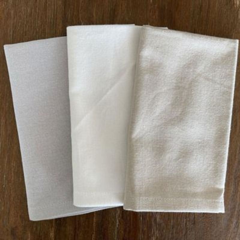 GENERICO - Servilleta Magnolia 100% Algodòn 40x40cm Gris - SaviHome