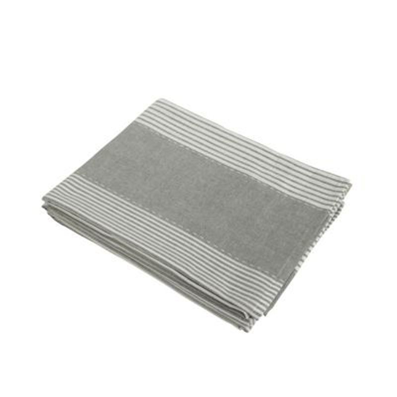 GENERICO - Mantel  de Mesa Pandora 100% Algodón 160x210cm Gris - SaviHome