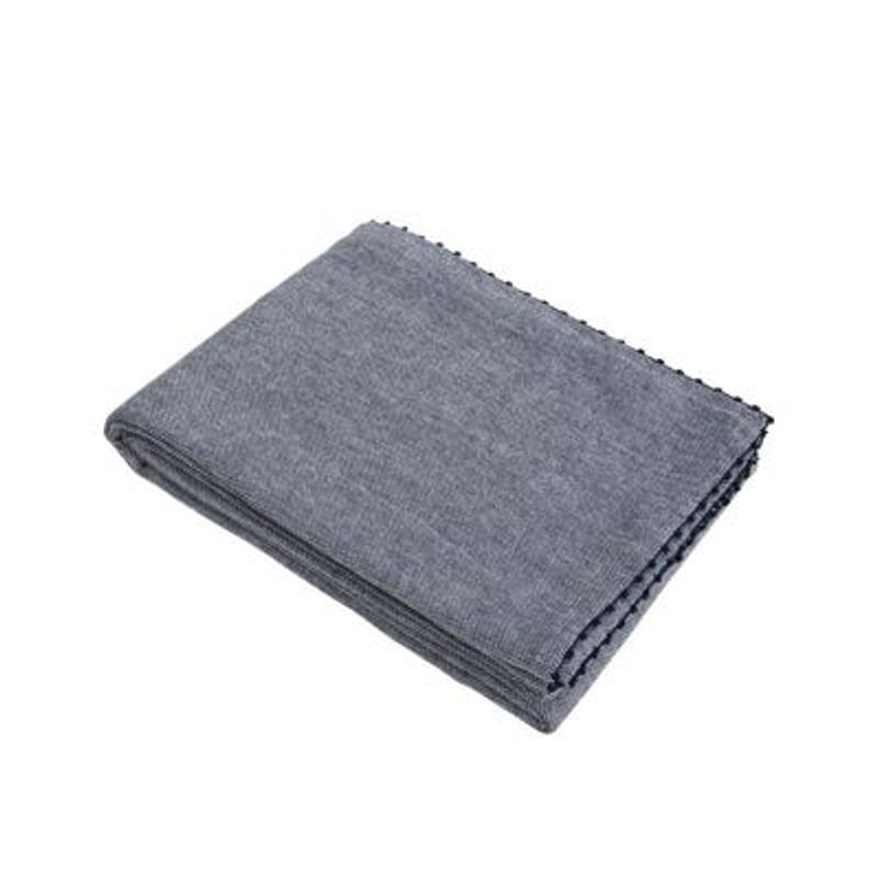 GENERICO - Mantel para Mesa Zoe 100 Algodòn 160x280cm Azul Marino - SaviHome
