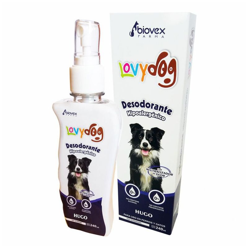 LOVYDOG - Desodorante Colonia para Perros y Gatos Lovydog Macho 240ml