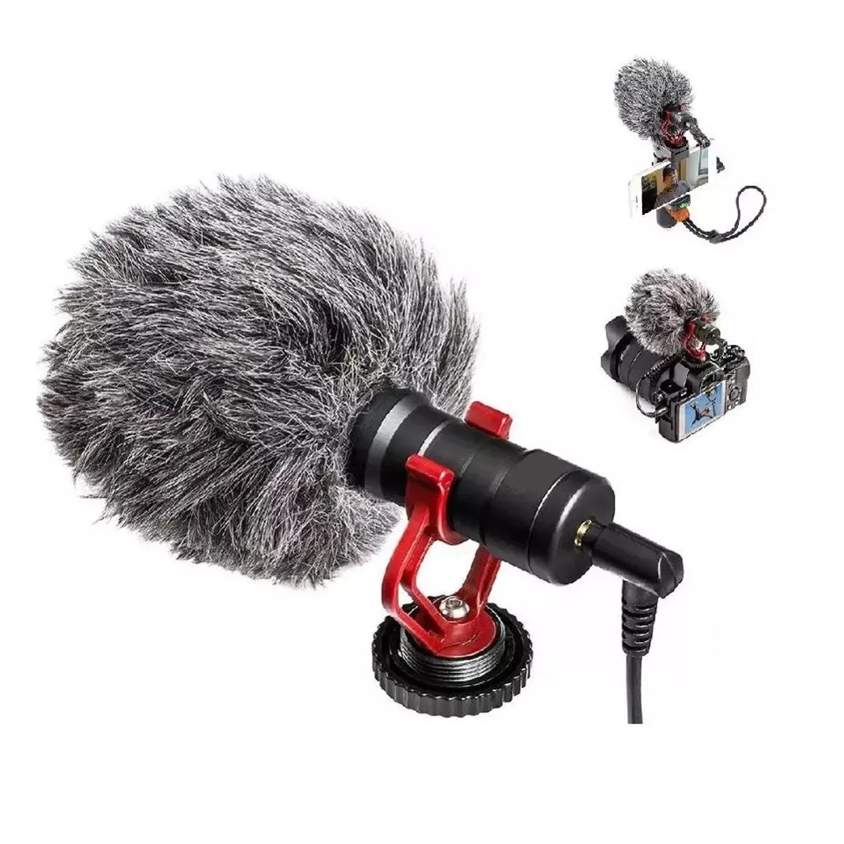 GENERICO - Micrófono Cardiode Profesional Para Celular y Cámaras