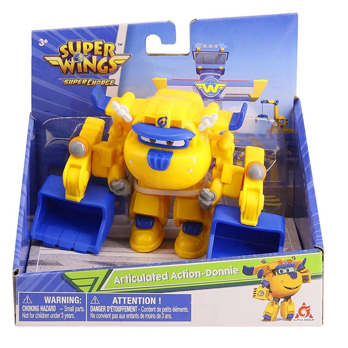 SUPER WINGS - Juguete de Acción Super Wings Articulada Donnie