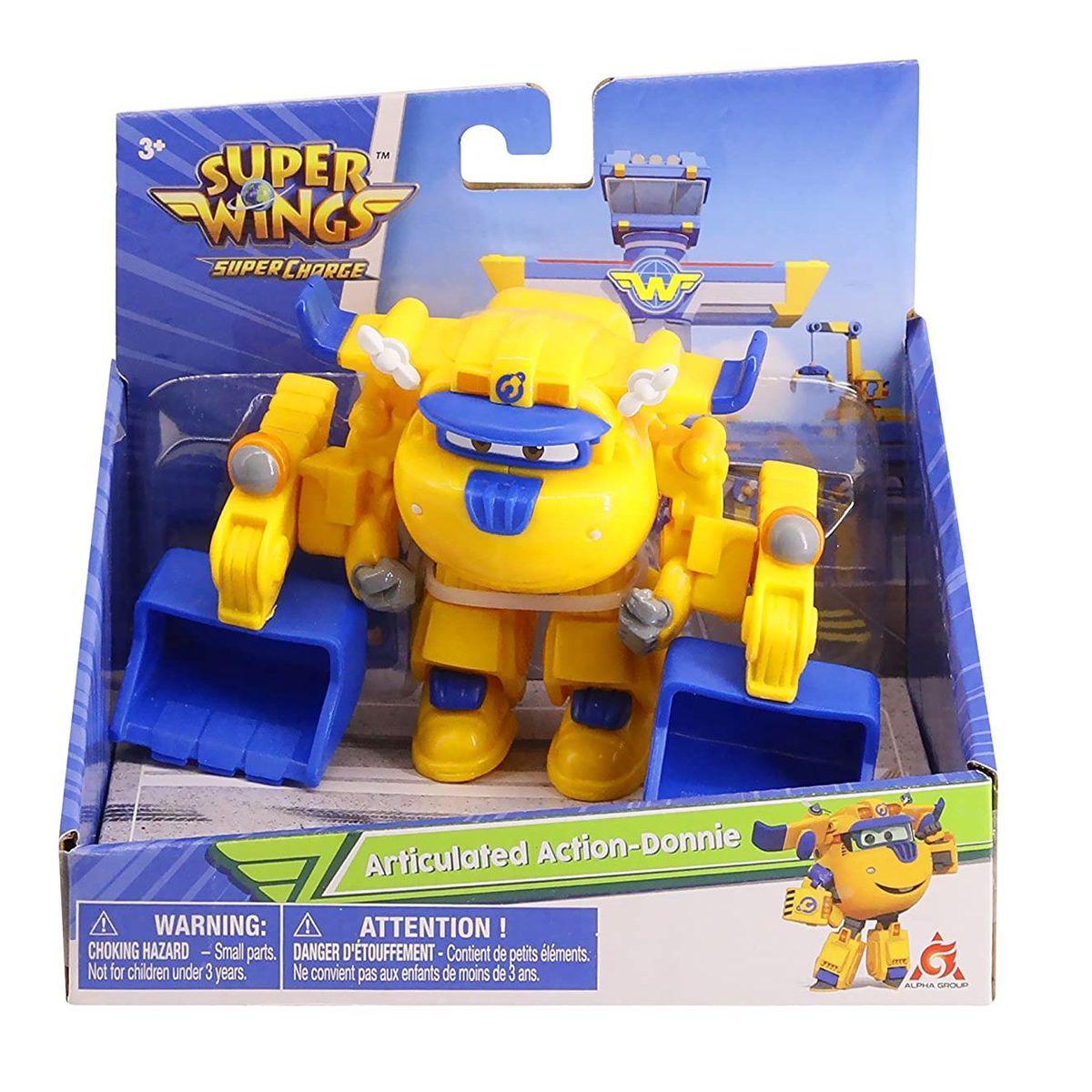 SUPER WINGS - Juguete de Acción Super Wings Articulada Donnie