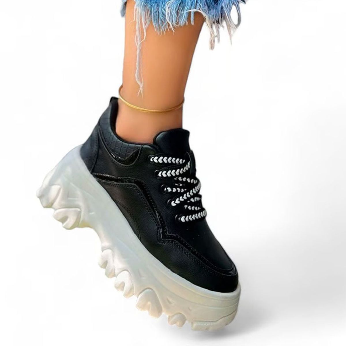 GENERICO - Zapatilla Mujer Yomar Lia Evolucionada Color Negro