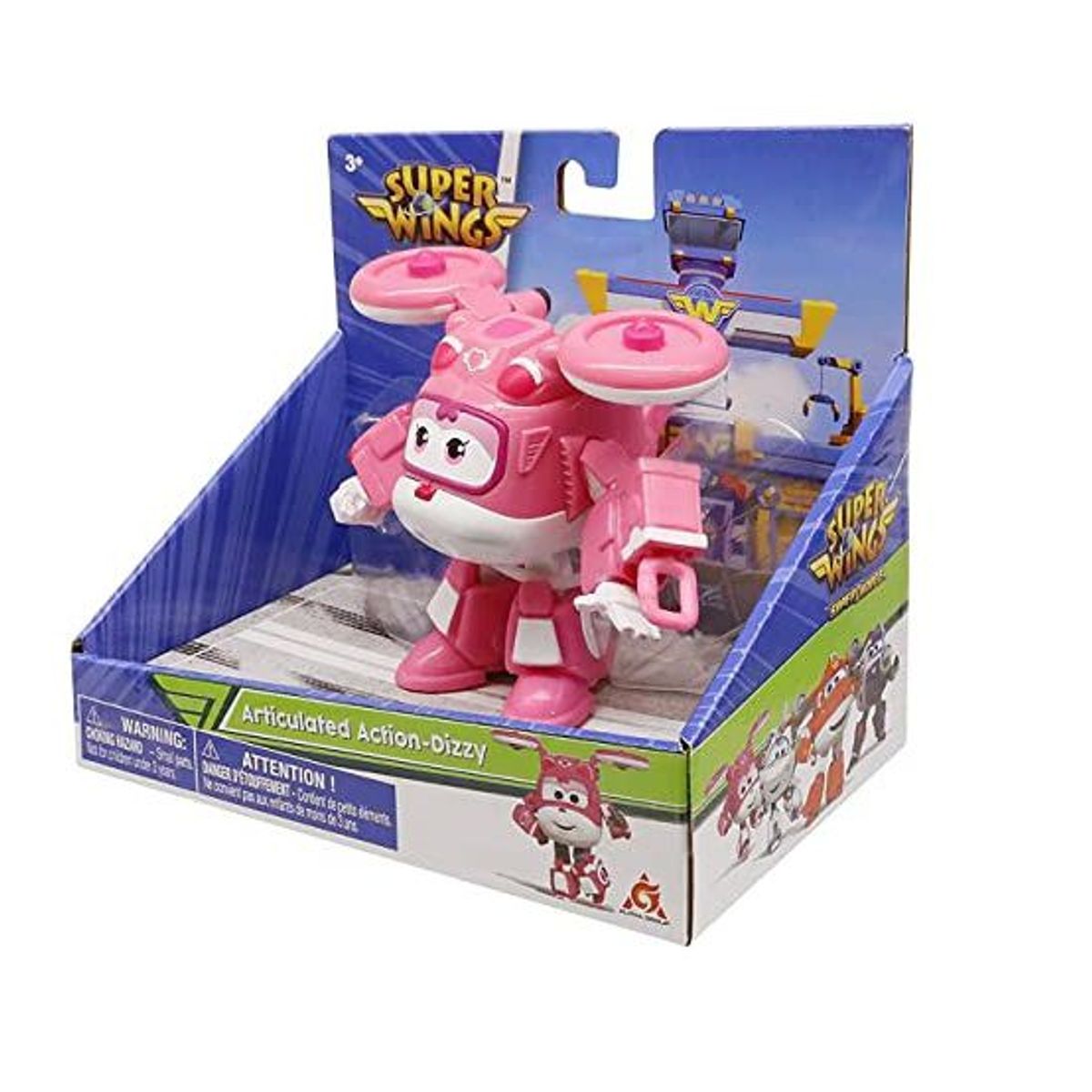 SUPER WINGS - Juguete de Acción Super Wings Articulada Dizzy