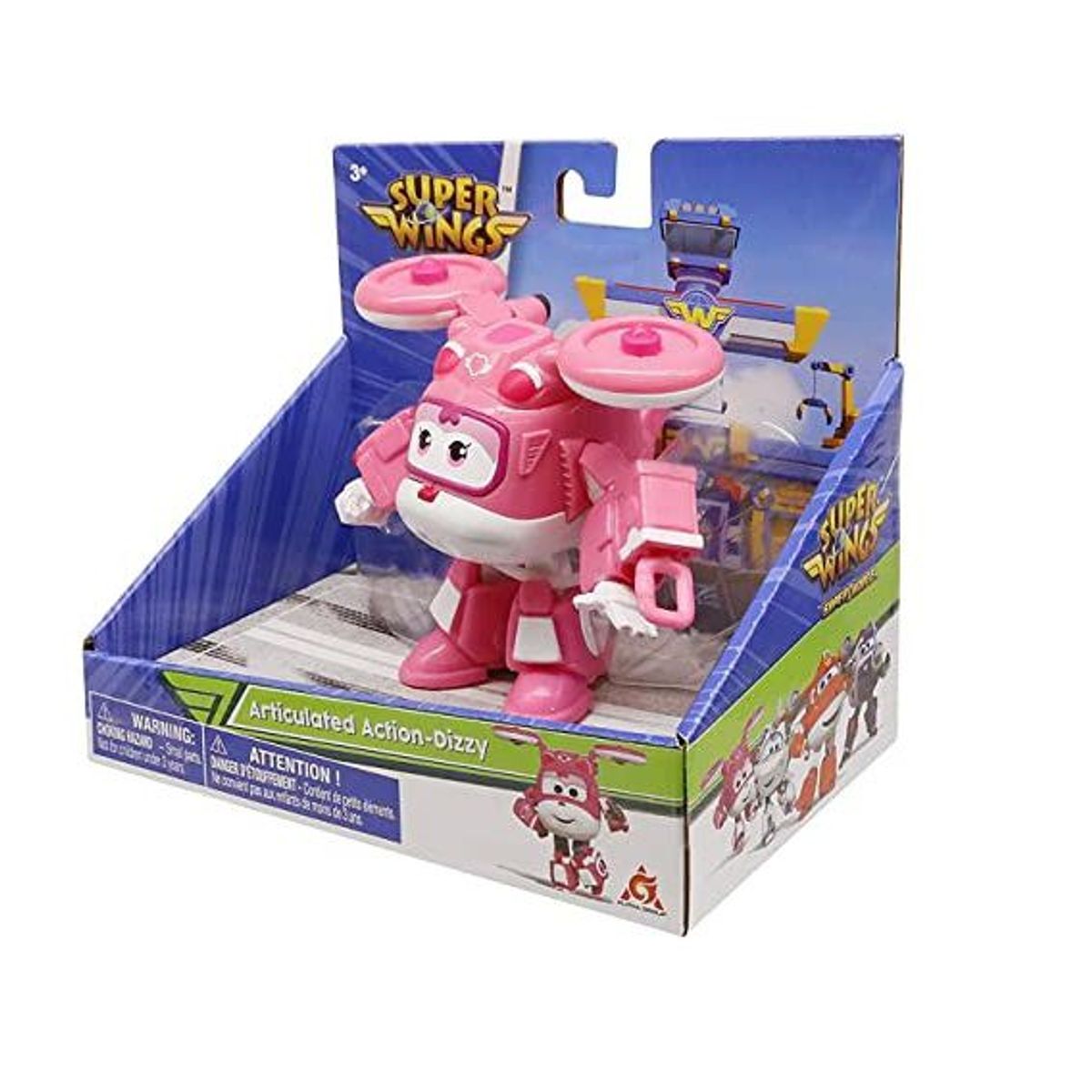 SUPER WINGS - Juguete de Acción Super Wings Articulada Dizzy