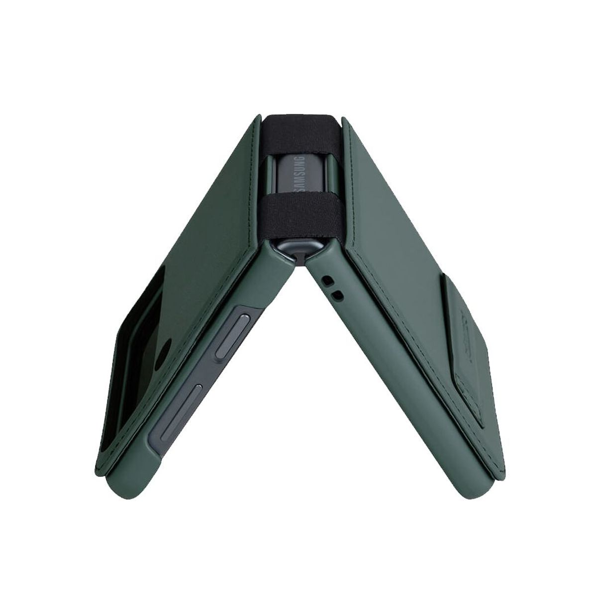 NILLKIN - Nillkin Qin Leather para Samsung Galaxy Z Flip 4 5G Verde