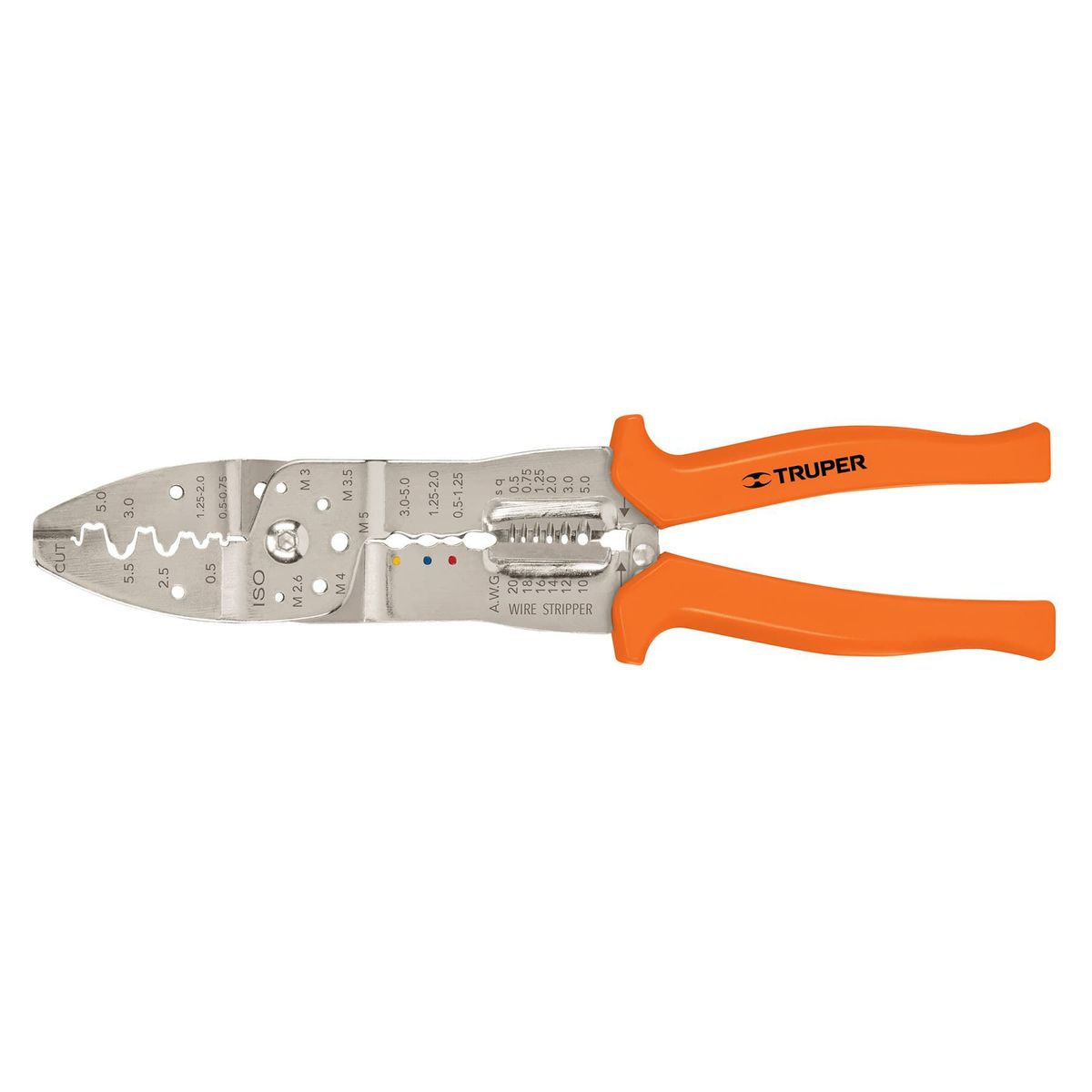TRUPER - Alicate pela cables 20 a 10 AWG Truper