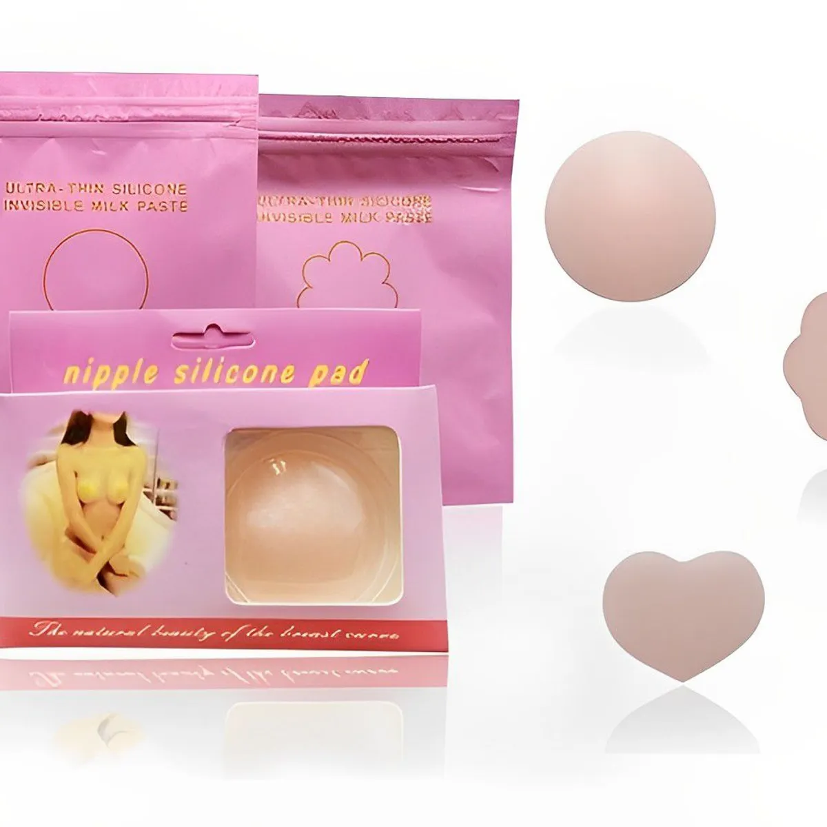 INSPIRA MARKET - Pezoneras de Silicona Adhesivas Reutilizables