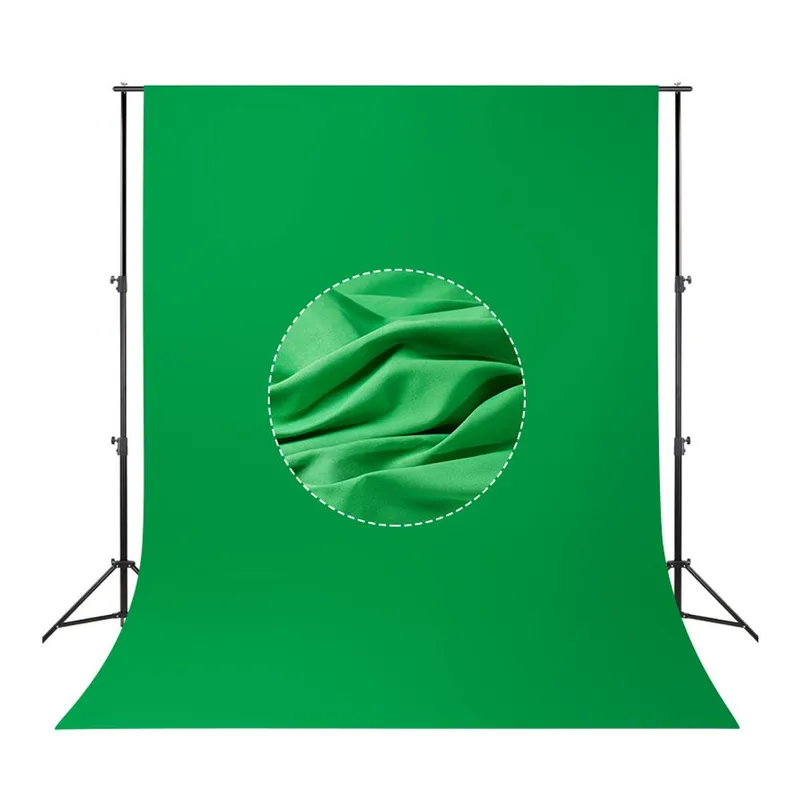 GENERICO - Fondo VERDE de Tela Muselina 3×6 Metros  (Chroma Key)