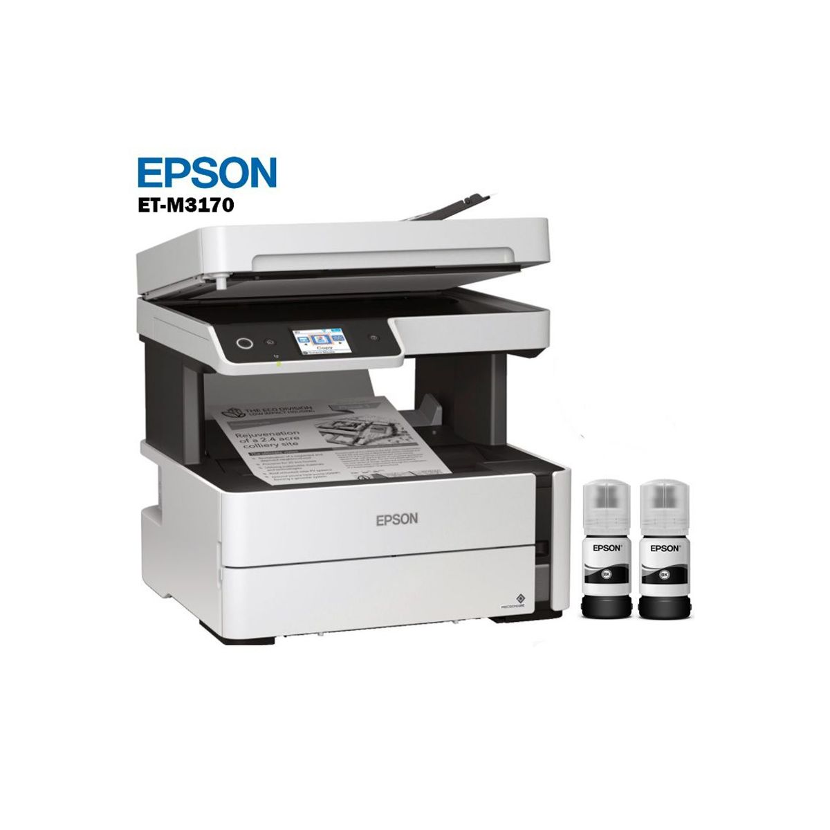 EPSON - Impresora Multifuncional de tinta Epson EcoTank ET-M3170 USBLANWiFi-Monocromatica