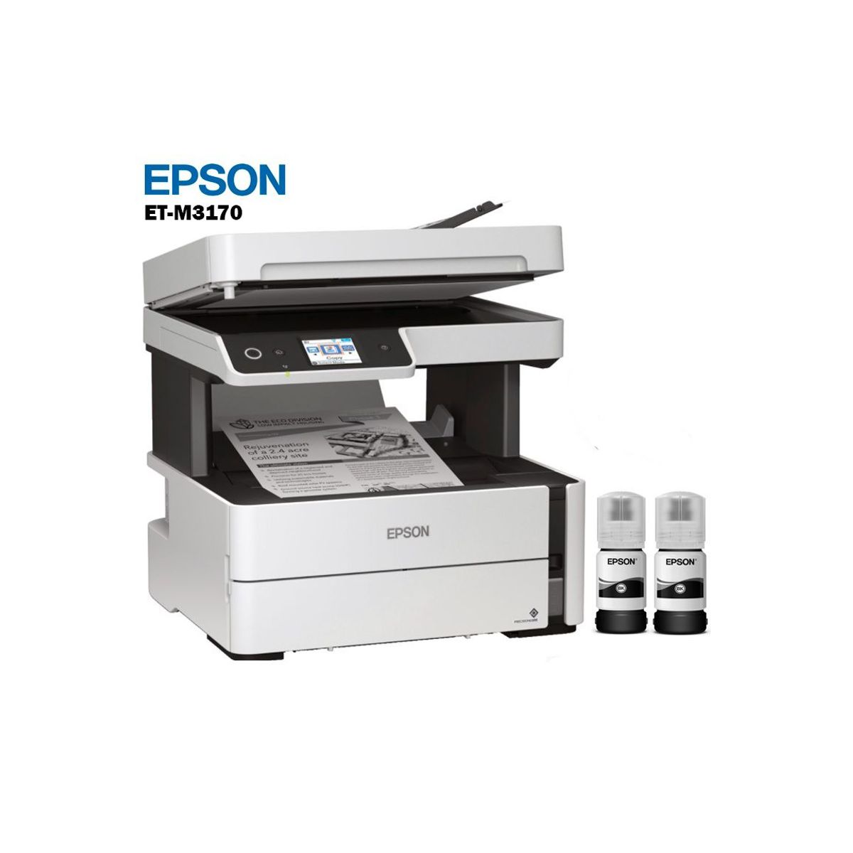EPSON - Impresora Multifuncional de tinta Epson EcoTank ET-M3170 USBLANWiFi-Monocromatica