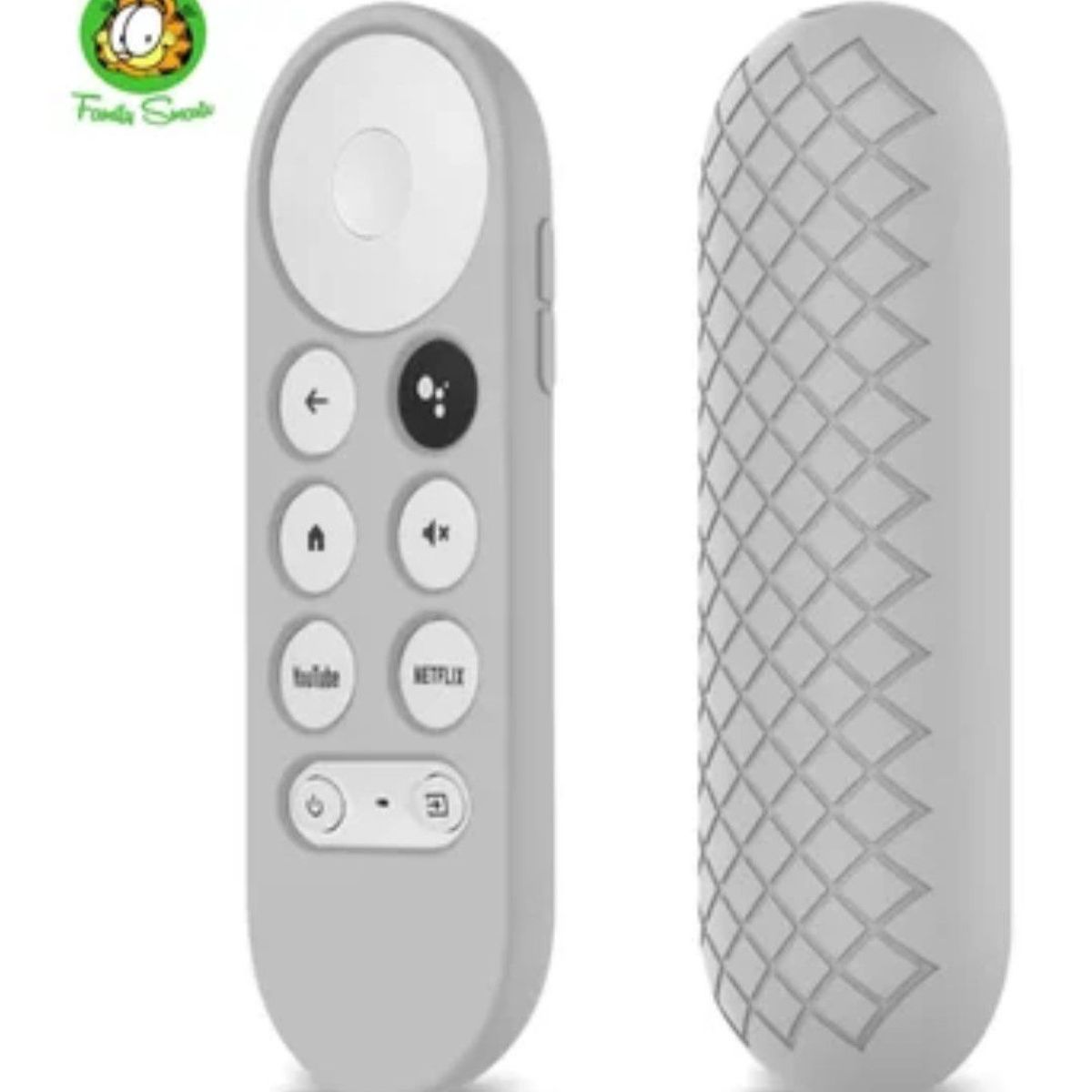 GOOGLE - Funda Protector Silicona Control Chromecast 4 Google Tv / Plomo