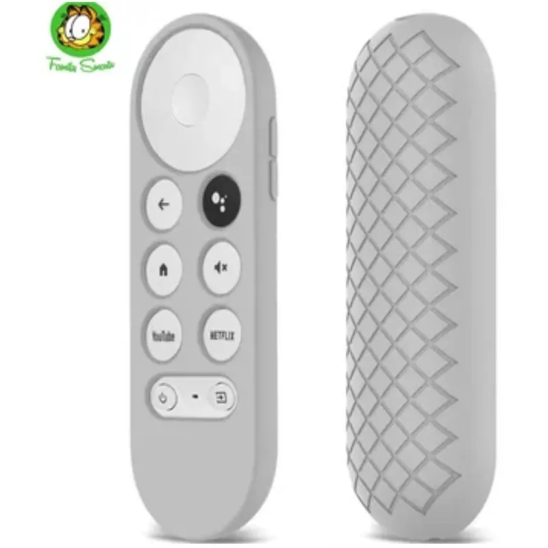 GOOGLE - Funda Protector Silicona Control Chromecast 4 Google Tv / Plomo
