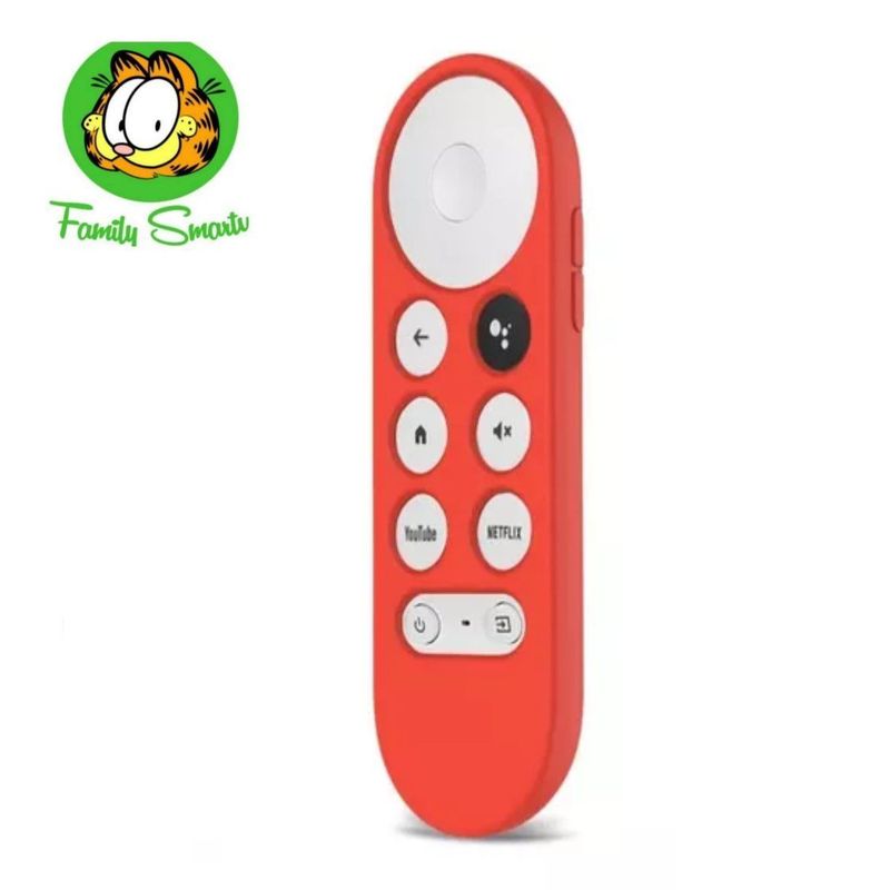 GOOGLE - Funda Protector Silicona Control Chromecast 4 Google Tv / Rojo