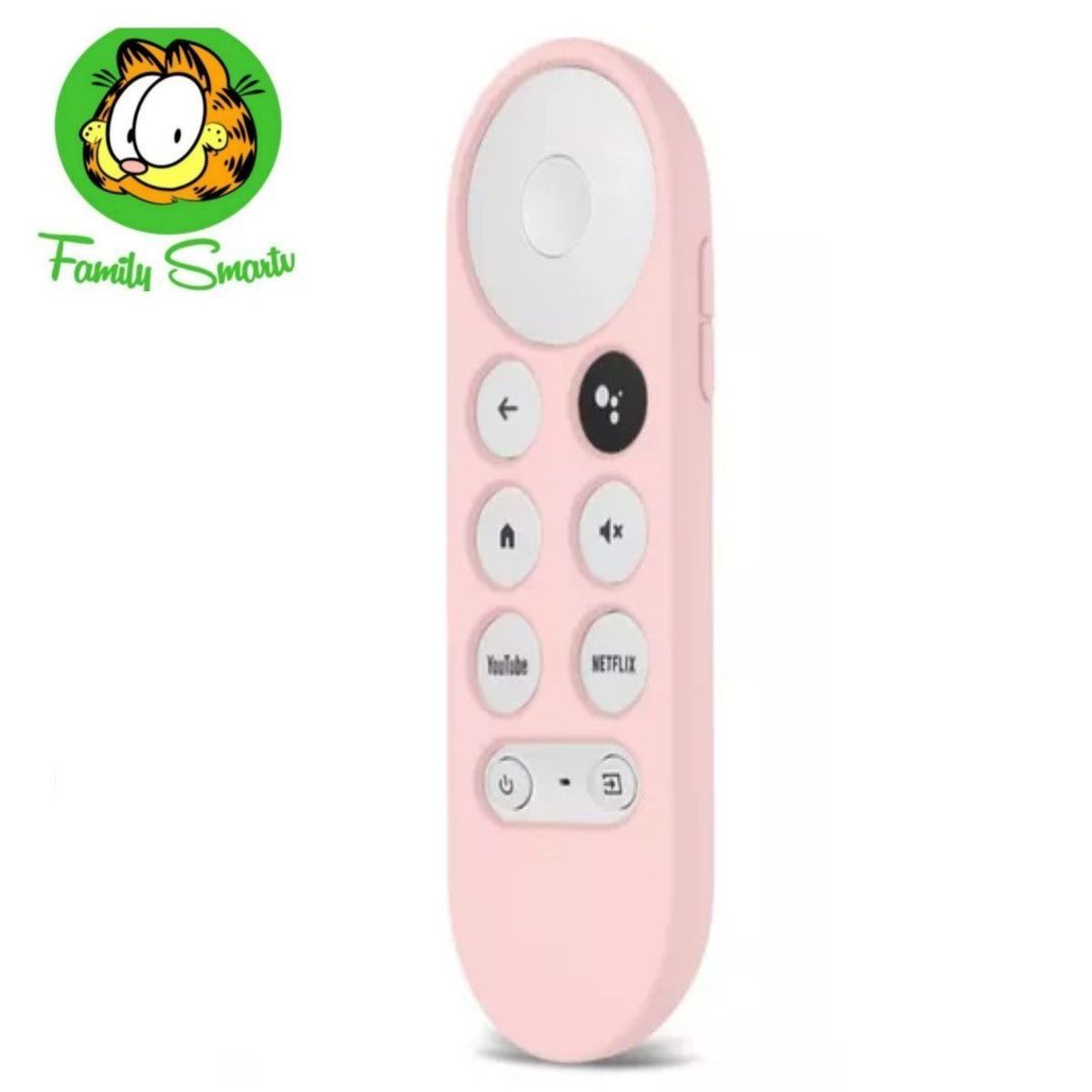 GOOGLE - Funda Protector Silicona Control Chromecast 4 Google Tv / Rosado