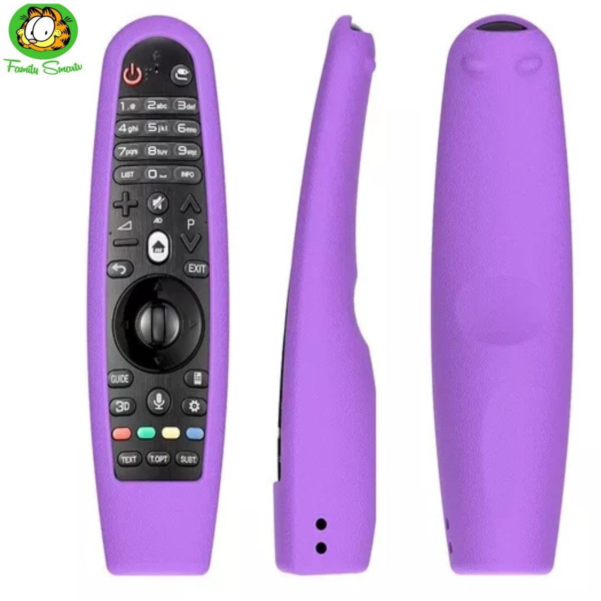 LG - Funda de silicona para Control remoto LG Magic  Lila