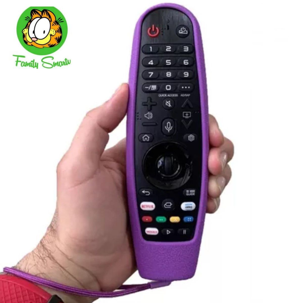 LG - Funda de silicona para Control remoto LG Magic  Lila