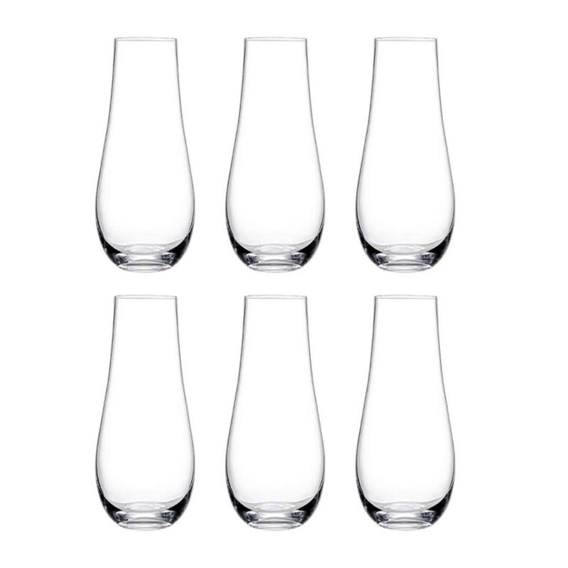 INSPIRA - Set de 6 Vasos Altos Copa sin Tallo