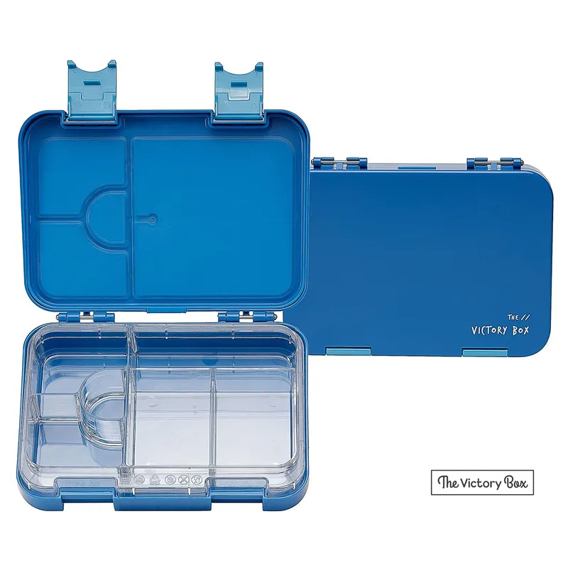 GENERICO - Lonchera Bento Box convertible de 6 a 4 Divisiones