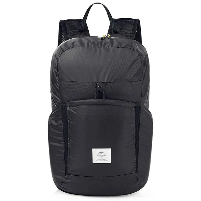 NATUREHIKE - Mochila plegable ultraligera 22L - Negro - Naturehike