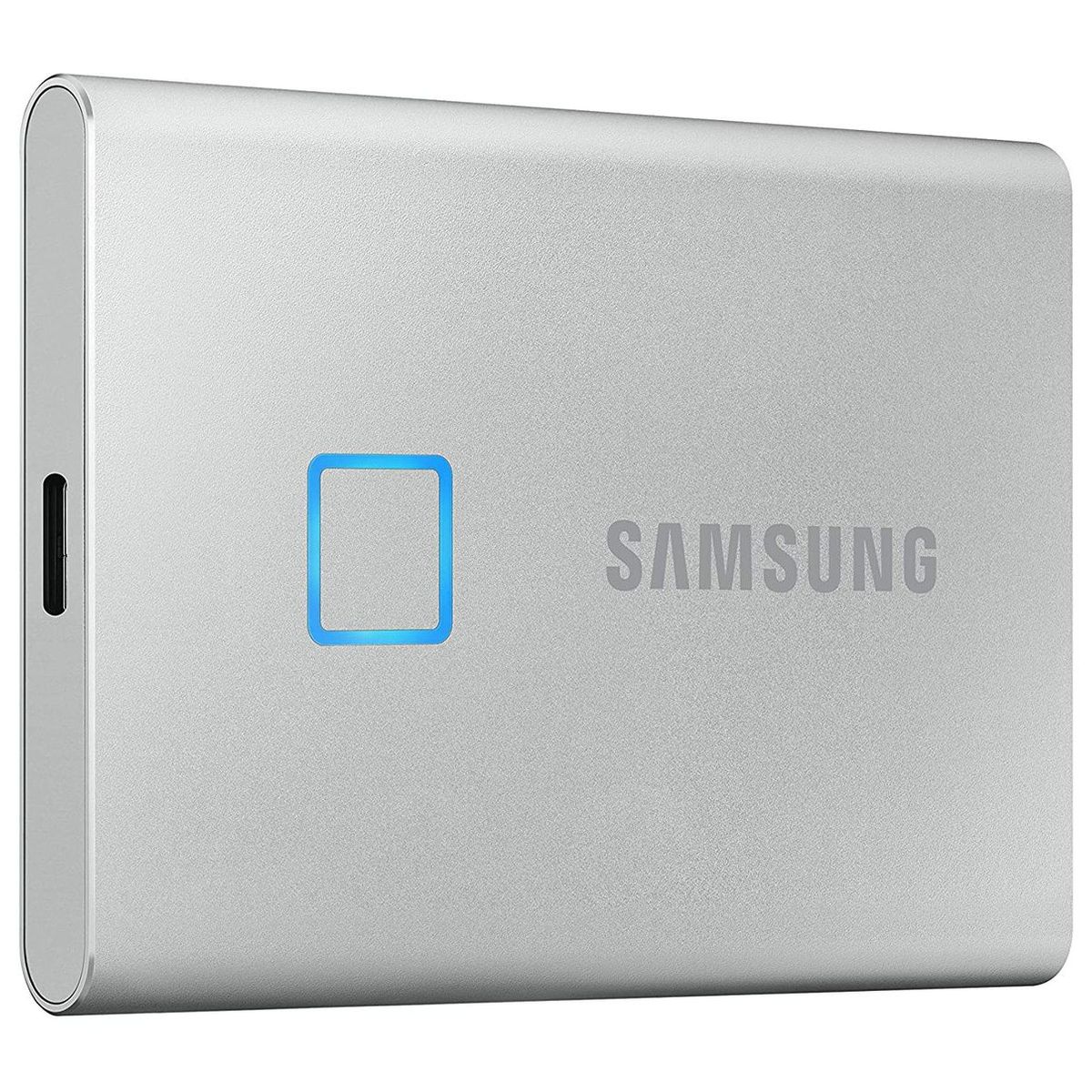 SAMSUNG - DISCO SSD EXTERNO SAMSUNG T7 TOUCH 500GB USB C 3.2 L. HUELLA