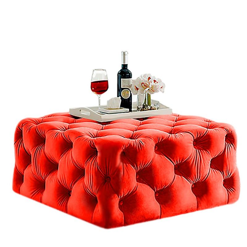 HOME PREMIUM - Centro de Mesa Libia Capitoneado Rojo