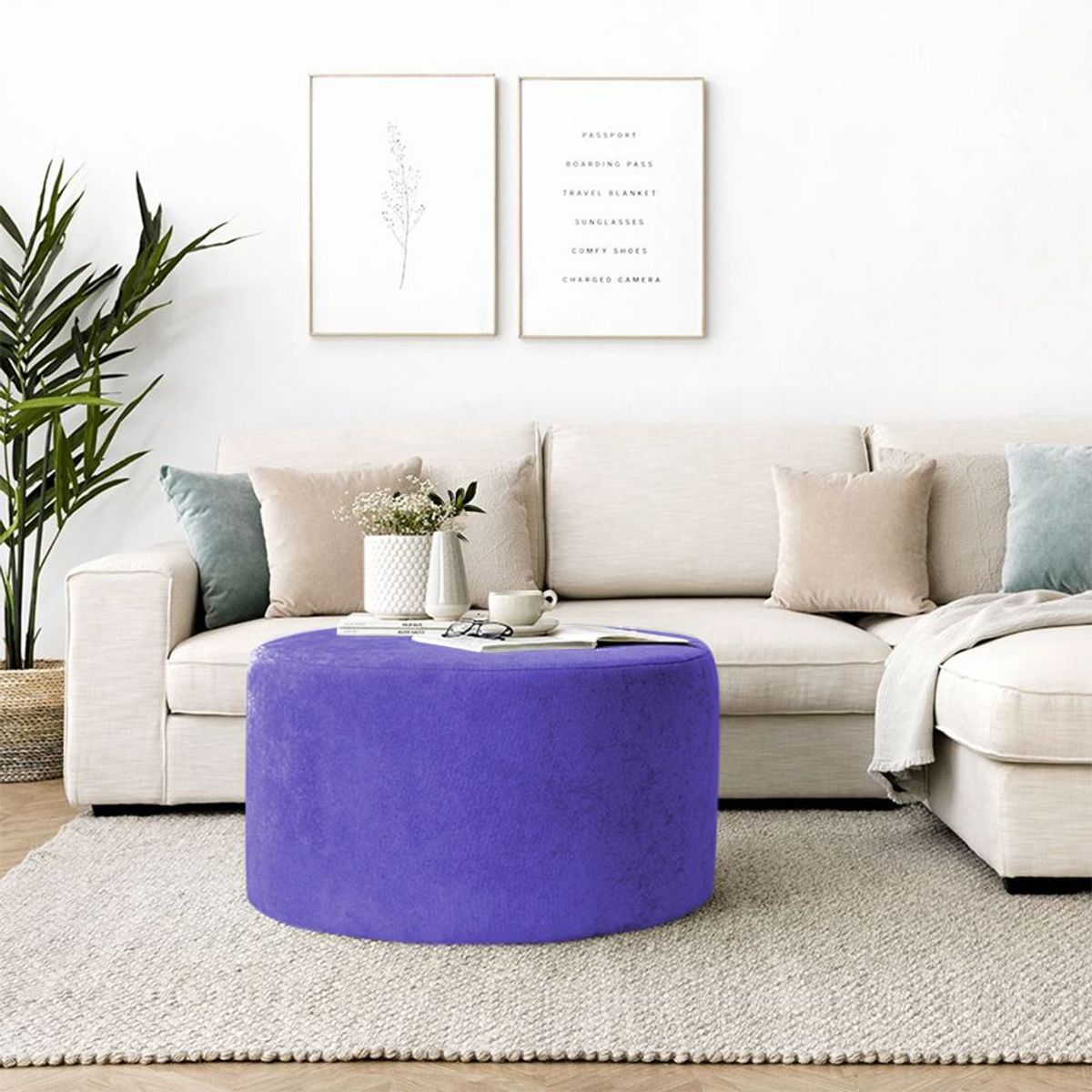 HOME PREMIUM - Centro de Mesa Fantasy Cobalto