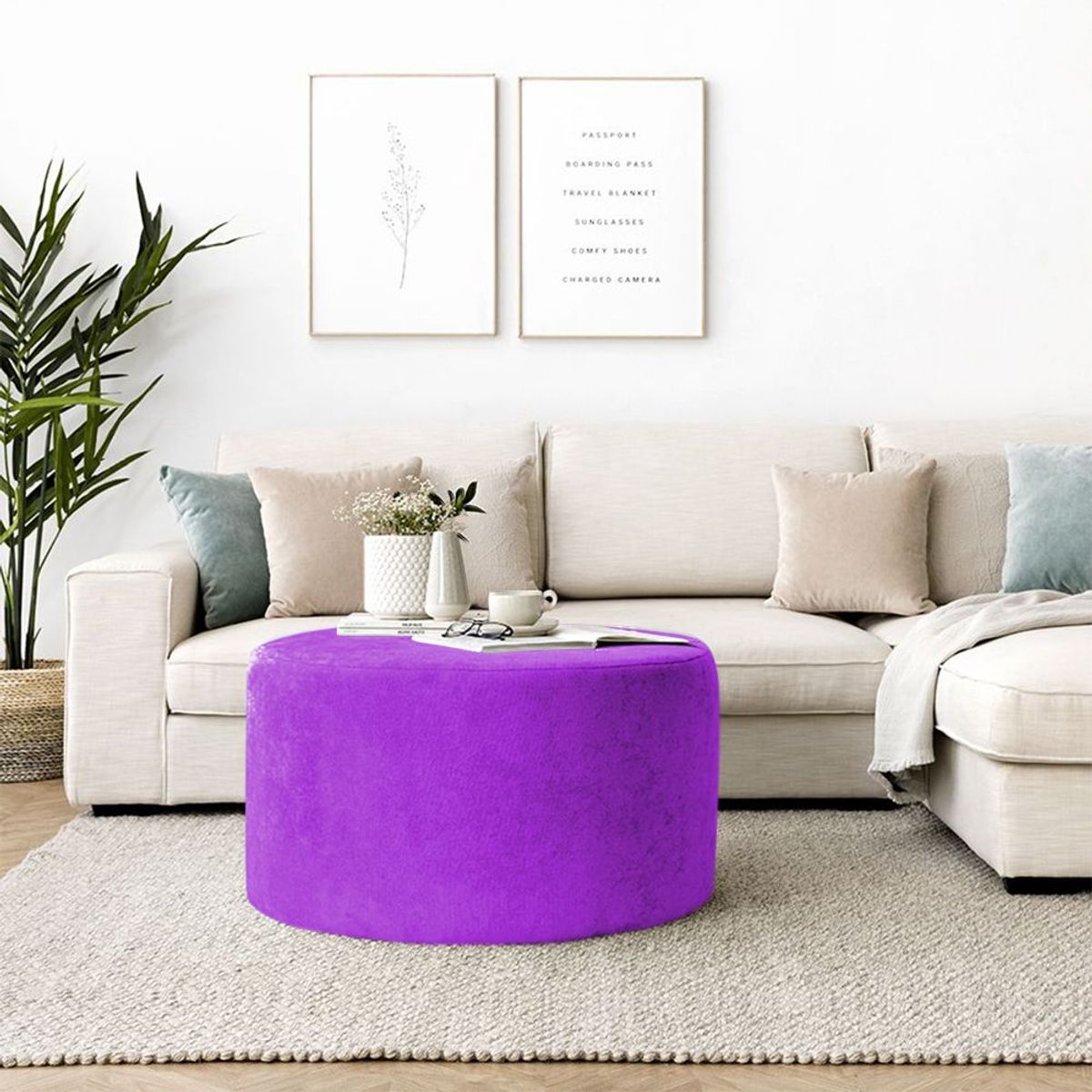 HOME PREMIUM - Centro de Mesa Fantasy Lila