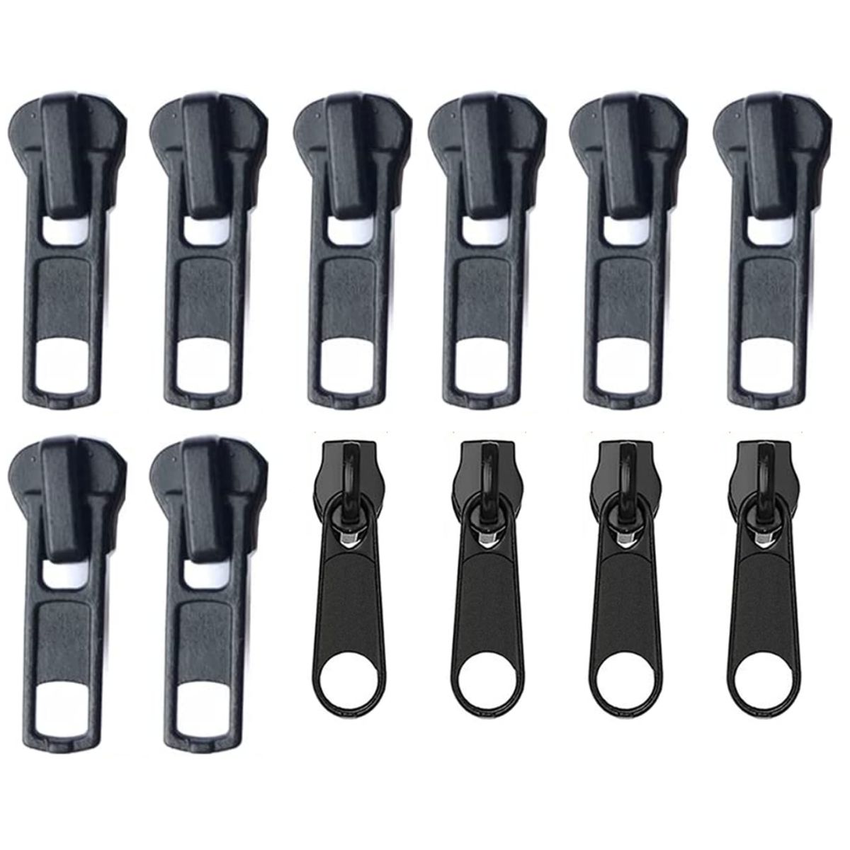 AURELA - Set de 12 pzs de Repuesto de Cremallera para Cierres de Ropa