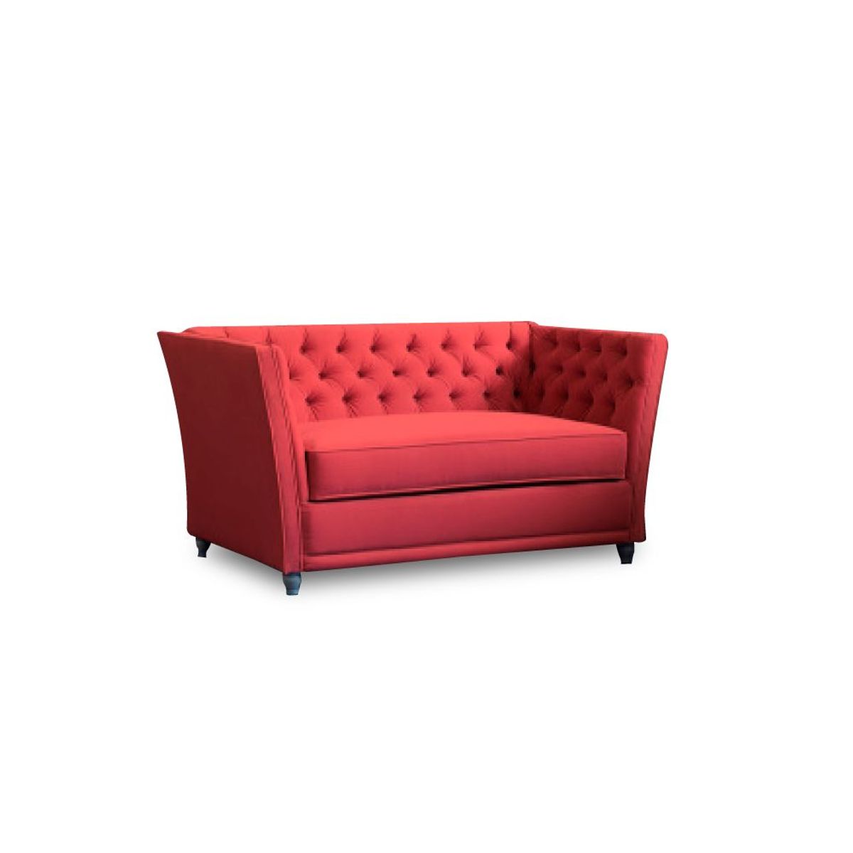 HOME PREMIUM - Sofá 2 Cuerpos Love Rojo